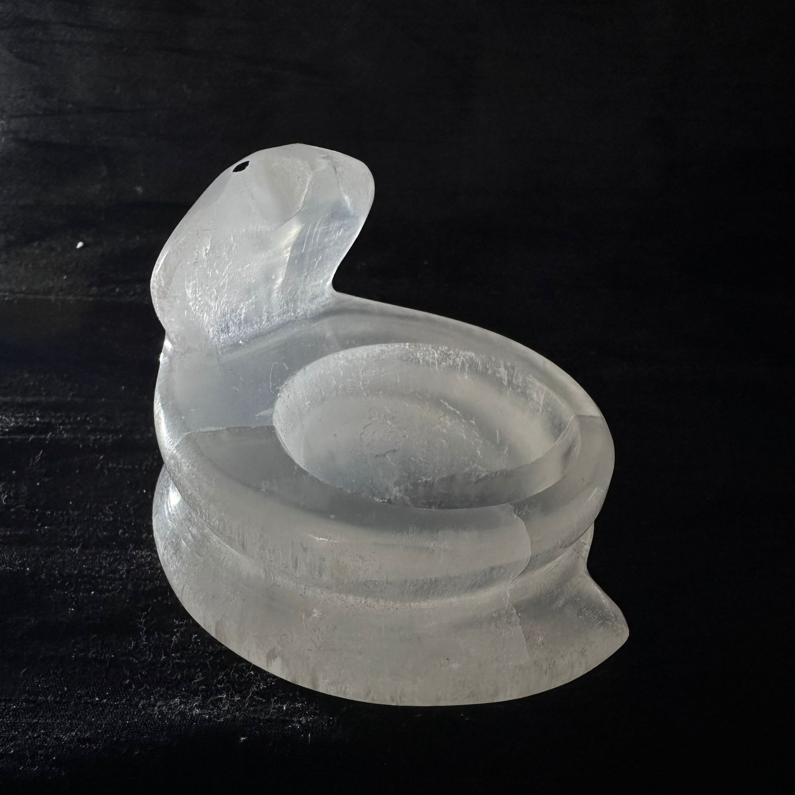 Selenite Cobra Candle